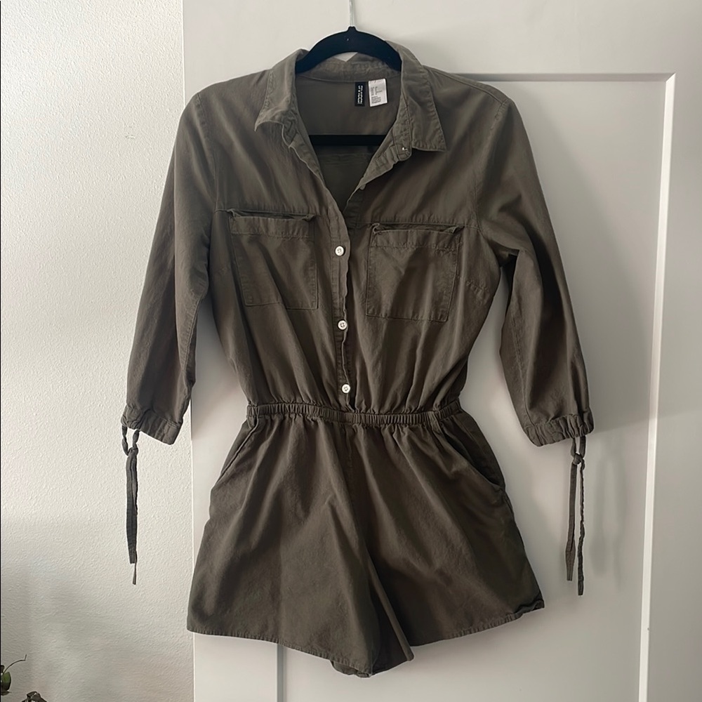 H&M Olive Green Romper